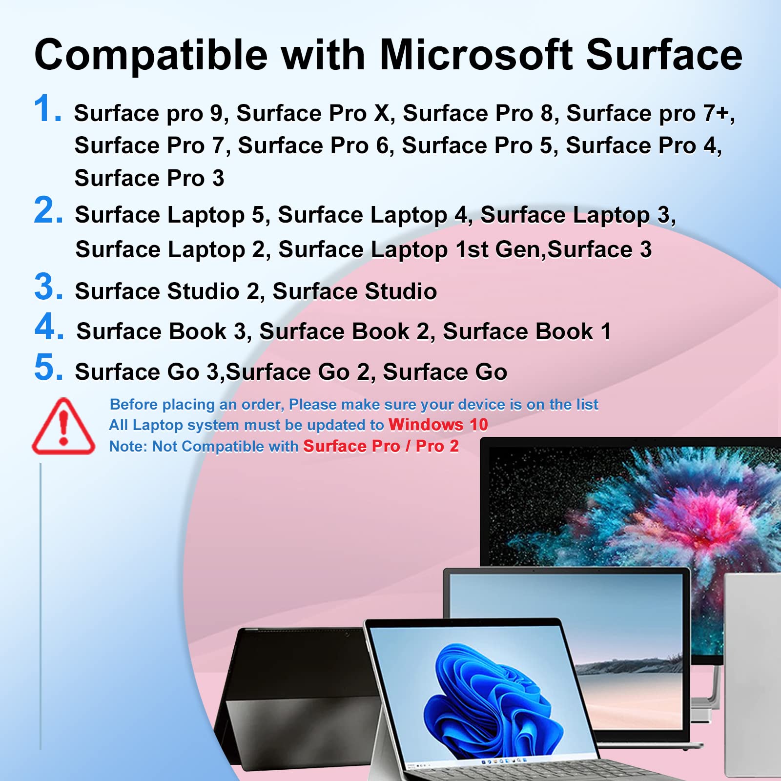 Amazon.co.jp: Microsoft Surface Pro 9/8/X/7/6/5/4/3、ノート